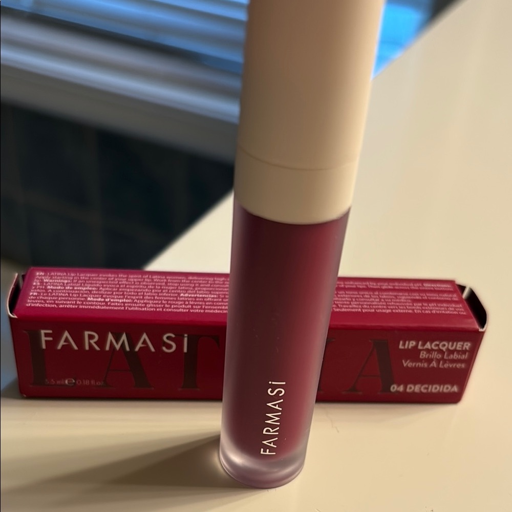 NEW Farmasi Latin Lip Lacquer - 04 Decidida - Picture 1 of 2